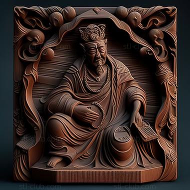 3D model Lama Tibetan (STL)